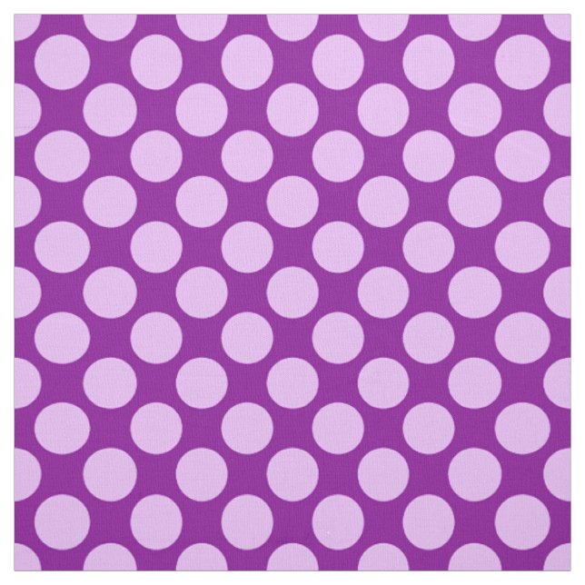 Große Retro-Punkte - orchid und lila Stoff (Muster)