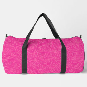 Große rosa geometrische Gemusterte Duffeltasche Duffle Bag