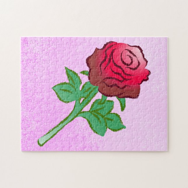 Große rote Rose (Horizontal)