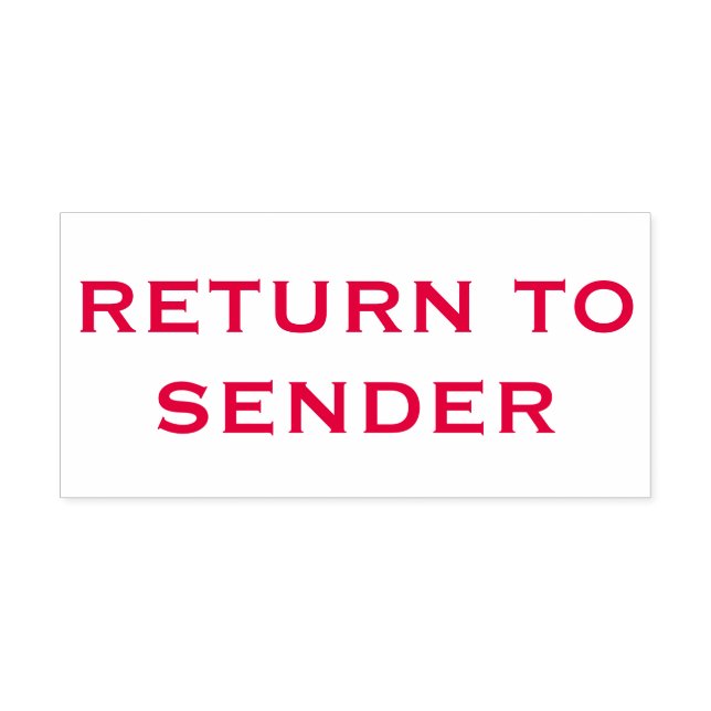 Große rote Rückkehr zum Sender Permastempel (Design)