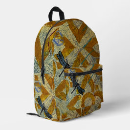 Große Rückenlehne Bedruckter Rucksack
