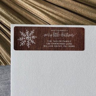 Große rustikale Schneeflocken Weihnachten