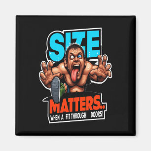 Größe S Humor Sticker nehmen Magnet