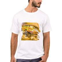 Große saftige Burger-Illustration | Lustiges Fast