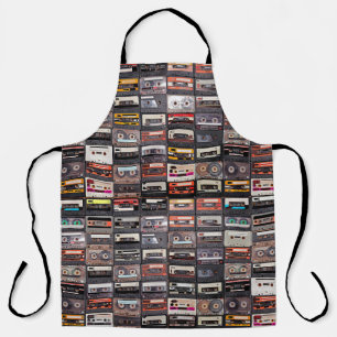 Große Sammlung von Audiokassetten Schürze