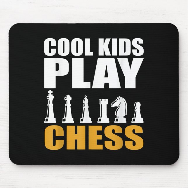 Große Schach Kinder Schach Mädchen Jungen Mousepad (Vorne)