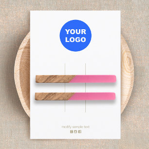 Große Schlichte Add-Logo-Mehrfaches Haarklappdispl Einladung