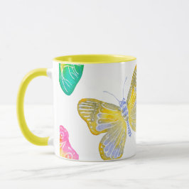 Große Schmetterlinge Tasse