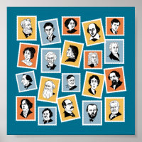 Große Schriftsteller, Dichter und Dramatiker auf B