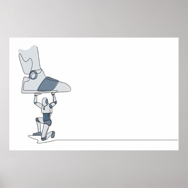 Große Schuhpresse Poster (Vorne)