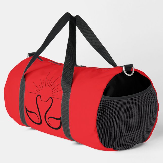 Große Schwan-Tasche Duffle Bag (Rechte Ecke)
