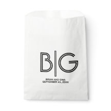 Große Schwarz-Weiß-Initialen