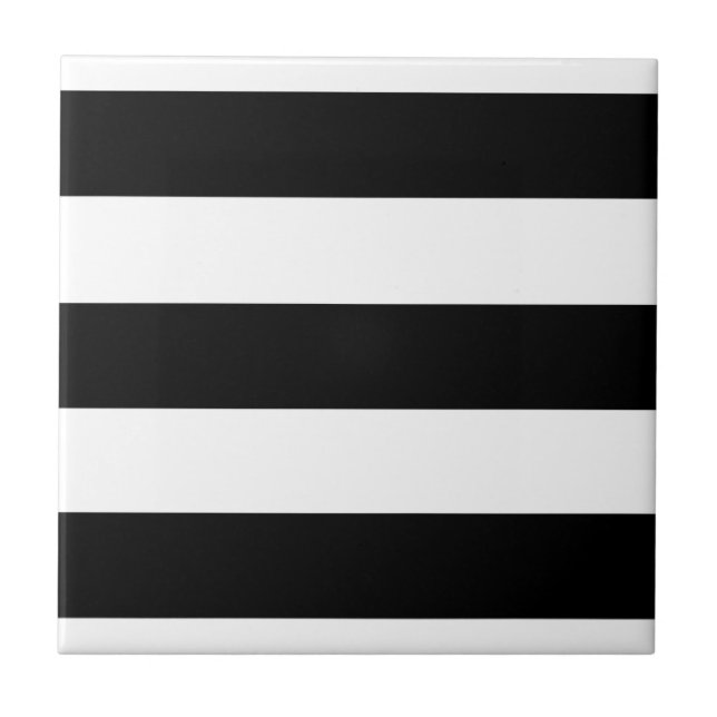 große schwarze Streifen Fliese (Vorderseite)