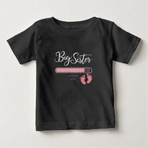 Große Schwester 2025 Schwangerschaftsankündigung w Baby T-shirt