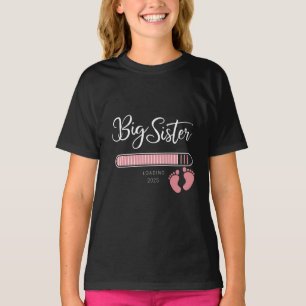 Große Schwester 2025 Schwangerschaftsankündigung w T-Shirt