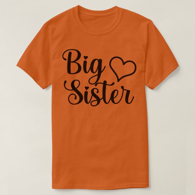 große Schwester 8 T-Shirt (Design vorne)