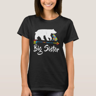 Große Schwester Bären Autismus Bewusstsein Proud A T-Shirt