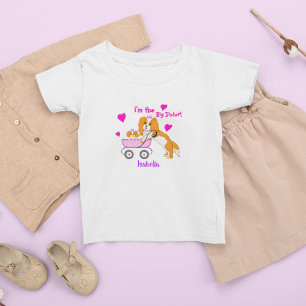 Große Schwester Cavalier King Charles Spaniel Name Kleinkind T-shirt