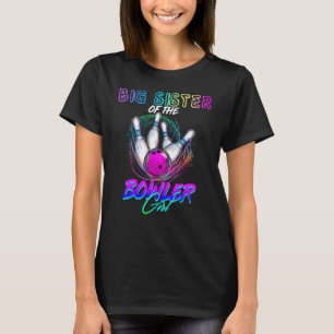 Große Schwester der Bowler Girl Matching Family Bo T-Shirt