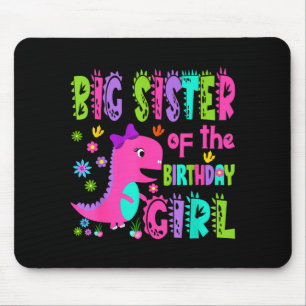 Große Schwester der Geburtstagsfeier Saurus Rex Mousepad