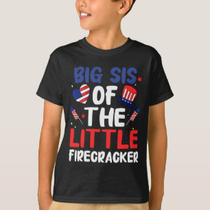 Große Schwester der lustigen Familie kleiner Knall T-Shirt