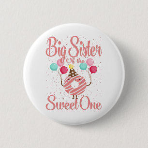 Große Schwester der süßen Familie, die 1. Button