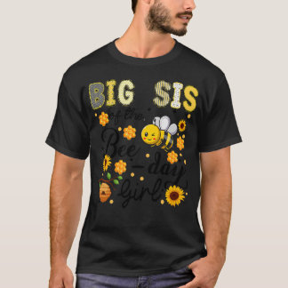 Große Schwester des Bee-Day-Mädchens Lustiger Bien T-Shirt