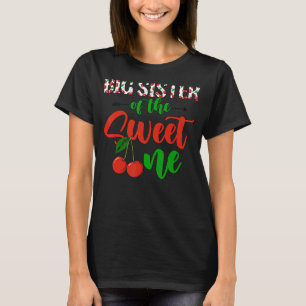 Große Schwester des Sweet One Family Theme Cherry  T-Shirt