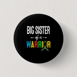 Große Schwester eines Kriegers, der sich für Autis Button