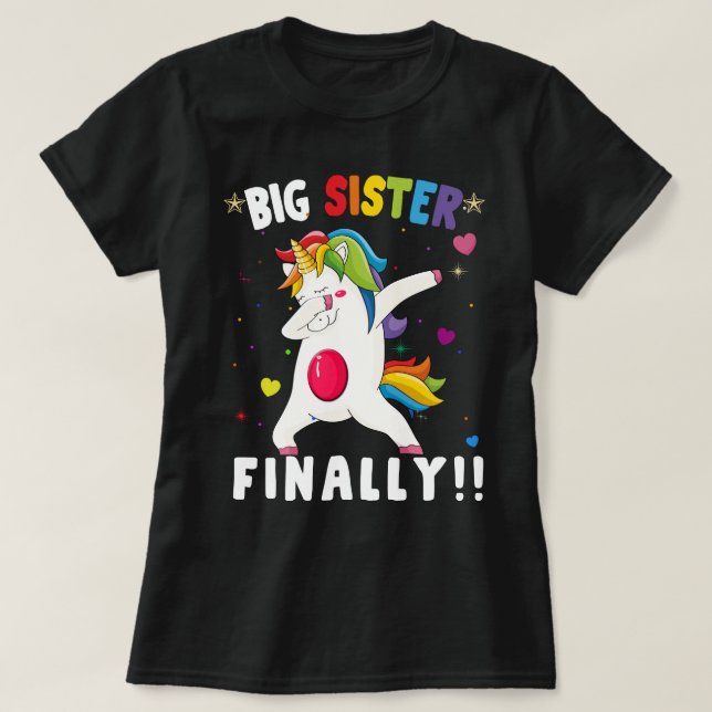Große Schwester endlich 2020 T-Shirt (Design vorne)