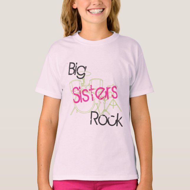 Große Schwester-Felsen T-Shirt (Vorderseite)