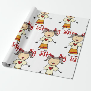 Große Schwester Geschenkpapier