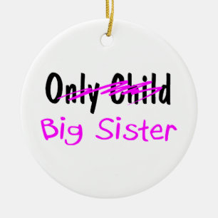 Große Schwester Keramik Ornament