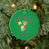 Große Schwester mit BabySchwester Jahr für Jahr