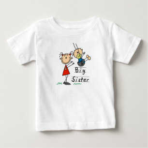Große Schwester mit Little Brother Tshirts und Ges