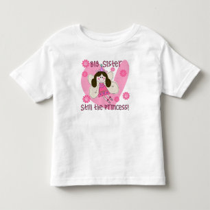 Große Schwester noch die Prinzessin Toddler Ruffl Kleinkind T-shirt