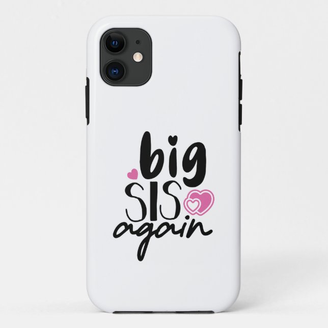 Große Schwester nochmal Case-Mate iPhone Hülle (Rückseite)
