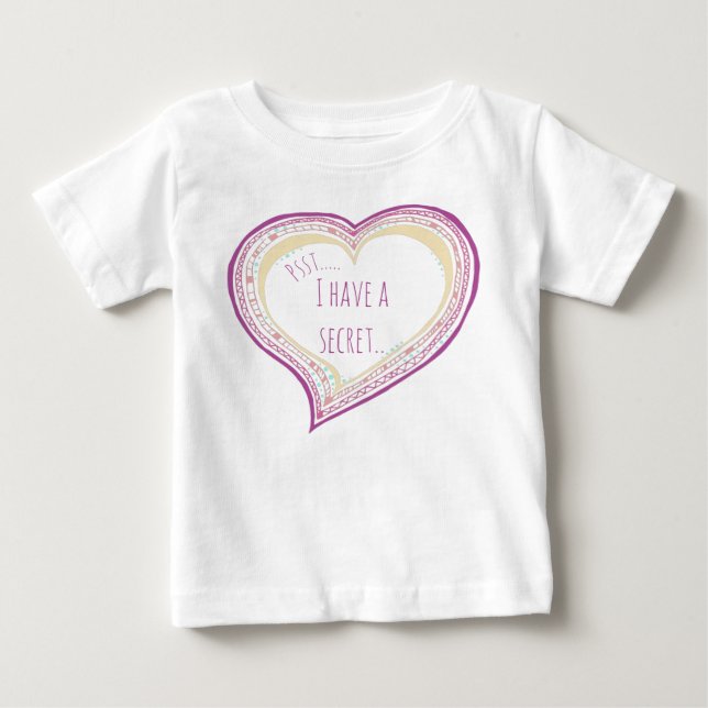 Große Schwester offenbart, dass ich ein Geheimnis  Baby T-shirt (Vorderseite)