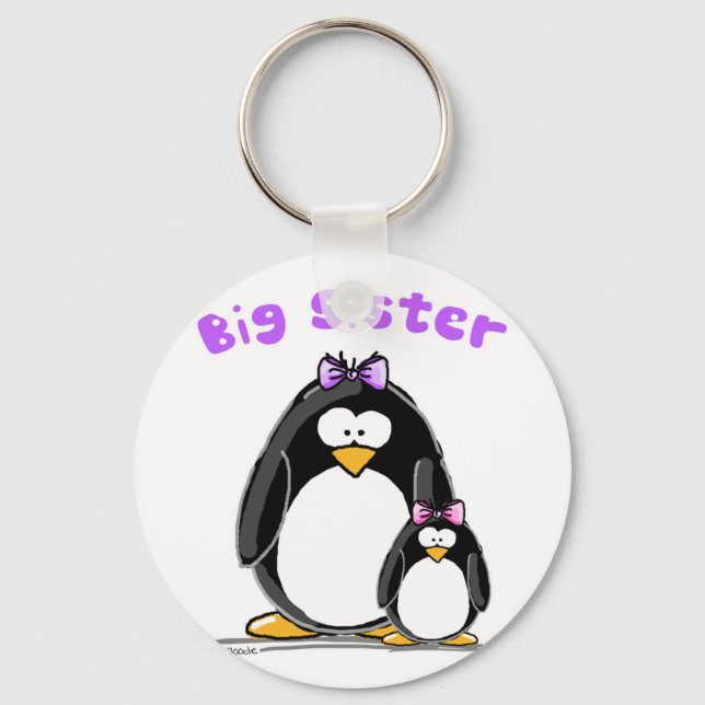 Große Schwester Penguin Schlüsselanhänger (Vorderseite)