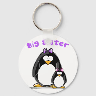 Große Schwester Pinguin Schlüsselanhänger