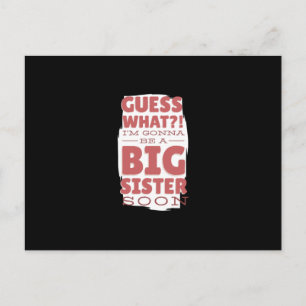 Große Schwester Postkarte