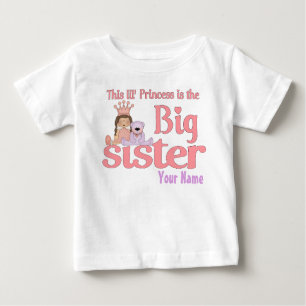 Große Schwester-Prinzessin Personalized T-Shirt