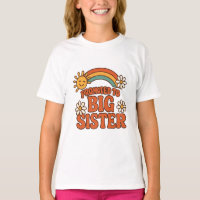 Große Schwester Retro Ankündigung neues Baby