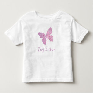 Große Schwester-Schmetterling Kleinkind T-shirt