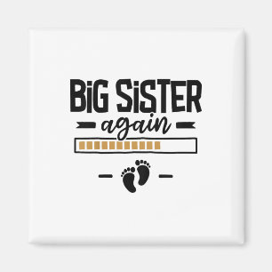 Große Schwester schon wieder - 3. Schwangerschafts Magnet