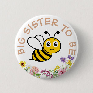 Große Schwester, süß zu sein, wie man kann Button