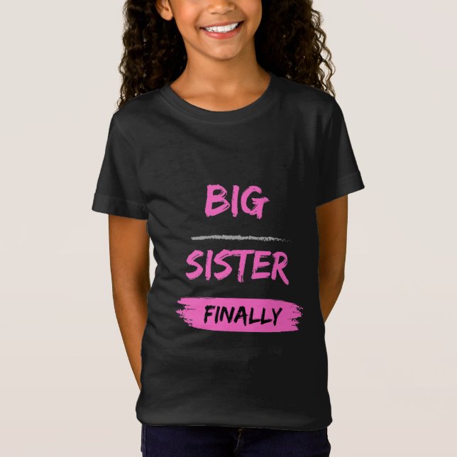 große Schwester T-Shirt (Vorderseite)