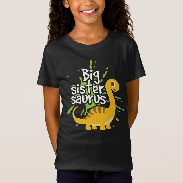 große Schwester T-Shirt (Vorderseite)