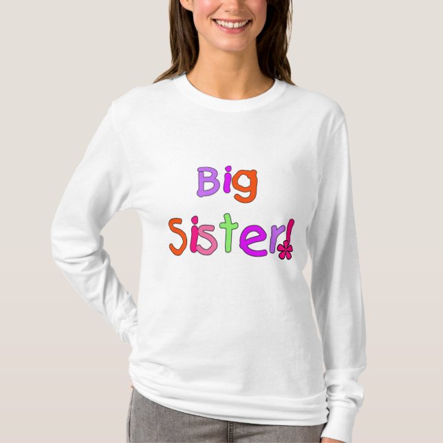 Große Schwester-T - Shirts und Geschenke (Vorderseite)