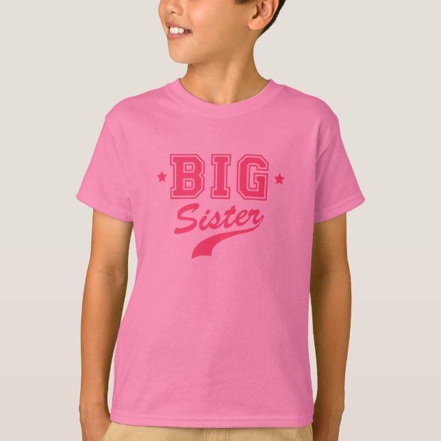 Große Schwester-Team-T - Shirts (Vorderseite)